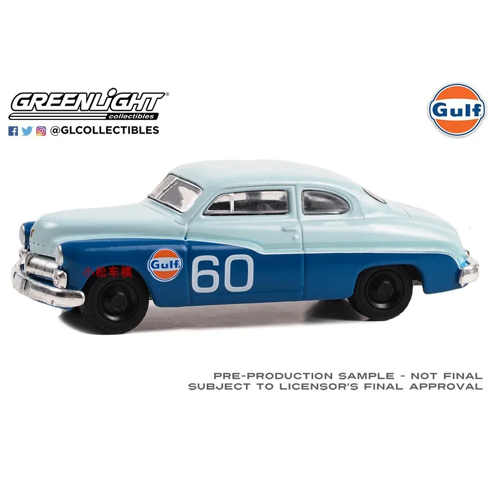 

1:64 Gulf Oil Special Edition 2-1950 Mercury Eight Coupe # 60 Advanced Car Model Collectibles