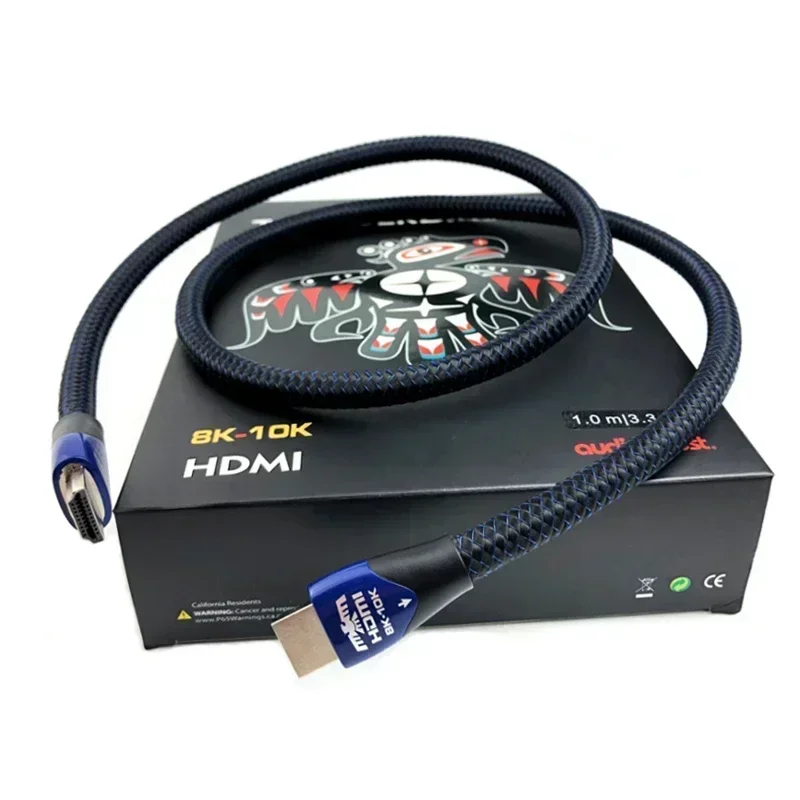 ThunderBird 48 Kabel HDMI AV TV Ultra HD Video HiFi Audio eARC Kabel HDMI 8K-10K 48 Gb/s 2.1 Kable HDMI