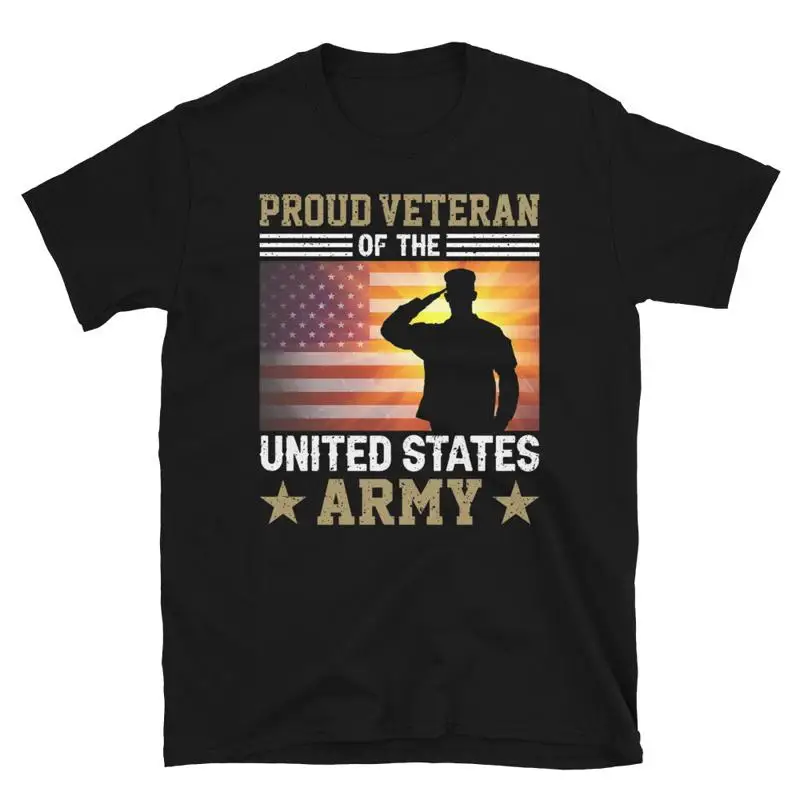

Soldier Honor Duty America Proud Army Veteran T-Shirt