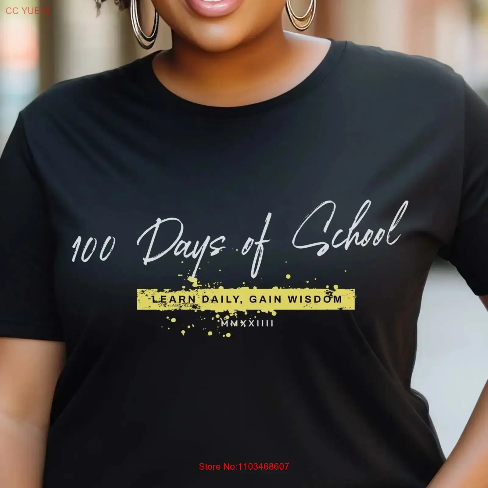 Camiseta de profesor 100 días más inteligentes de vuelta a la escuela del primer día para ropa de calle elegante lavada vintage ligeramente Unisex transpirable