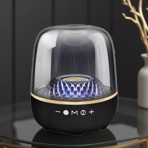 Bluetooth Speaker 120W Powerful Bass Speakers With Crystal RGB Lights 6000mAh Battery Sound Box TF Card Support For Party Home