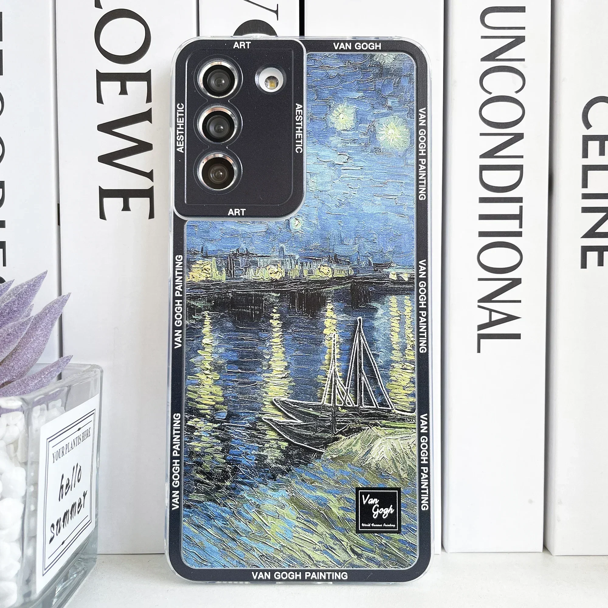 Van Gogh Art Case For Samsung Galaxy S20 Plus S21 FE S22 S23 Ultra A53 A52 A54 S24 Sunflowers The Starry Night Aesthetic Cover