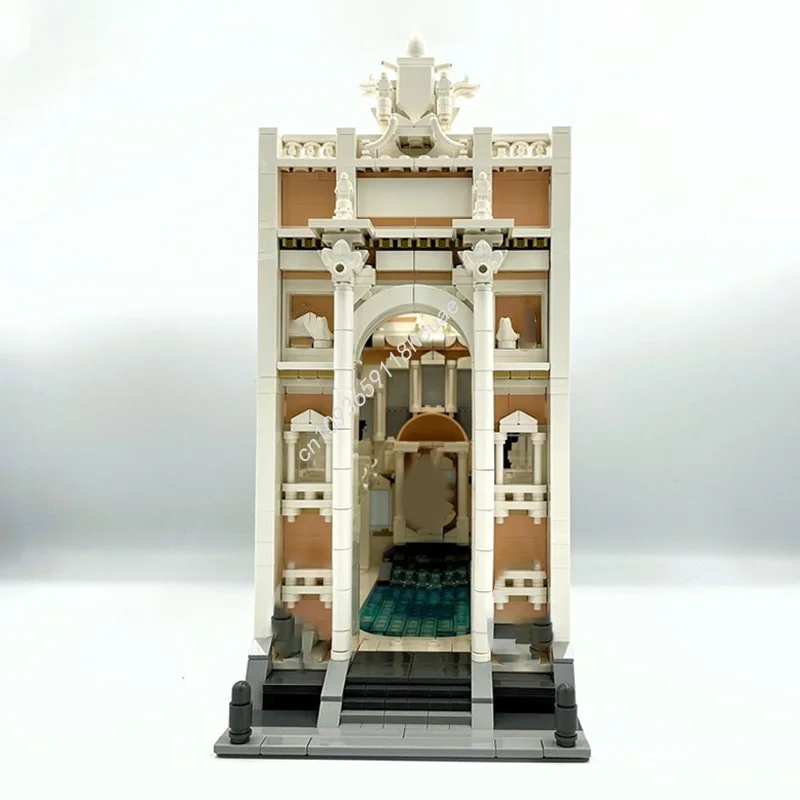 1241 pièces MOC bains romains construction alternative Architecture modèle blocs de construction créatif modulaire brique artisanat jouets cadeaux de noël