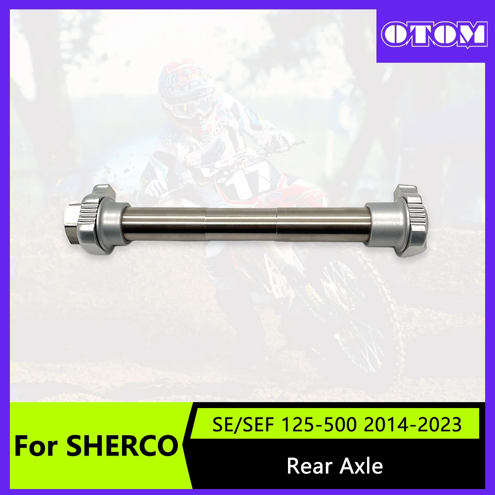 SHERCO SE SEF용 후륜 허브 액슬 구동축 레버, 부싱 너트 스페이서 체인 텐셔너 조절기 블록 키트, 2023 오토바이