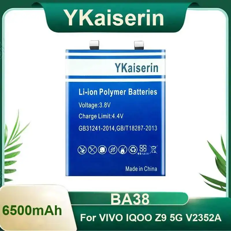 

For Vivo Iqoo Z9 5G V2352A Long Lasting 6500Mah Mobile Phone Battery Robust BA38