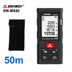 SNDWAY Laser Distance Meter MS50 MS70 MS100 Rangefinder Digital Laser Tape Measure Professional Range Finder