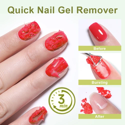 Imagen 2 del producto UR SUGAR 50ml removedor rápido de Gel de uñas limpieza mágica Gel UV eliminar barniz semipermanente remojo UV LED manicura herramienta de cuidado de uñas