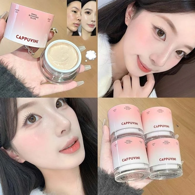

CAPPUVINI Rejuvenating Plain Cream Cream Muscle Base Isolation Enhances Complexion Concealer Hides Pores Waterproof Makeup