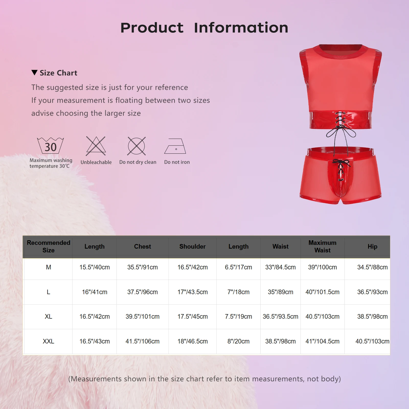 Mens 2Pcs Lingerie Sets See Through Mesh Outfit Round Neck Sleeveless Patent Leather Tank Tops with Bulge Crotch Briefs Shorts