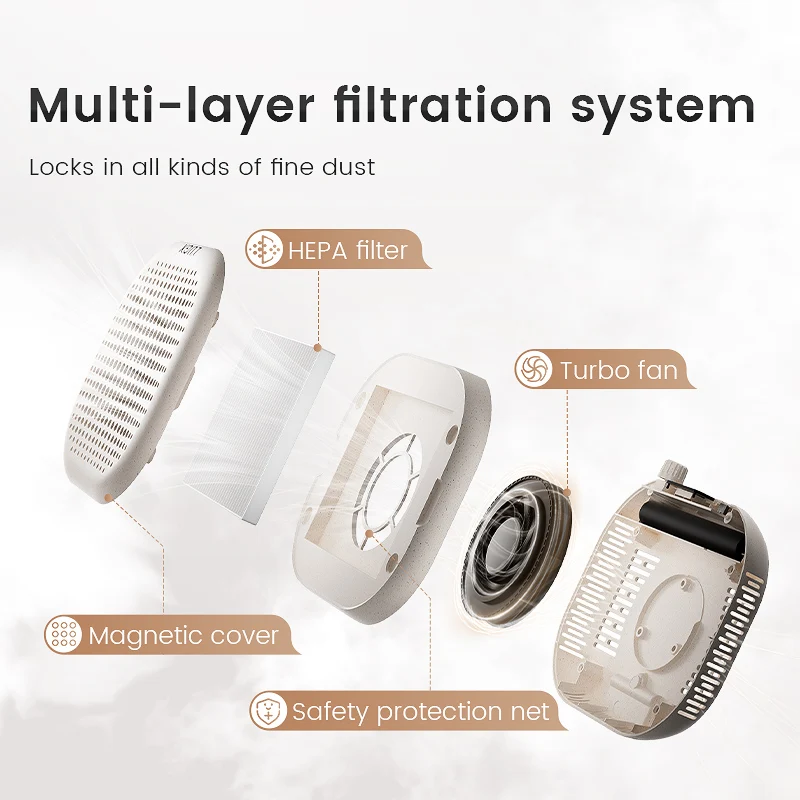 مكنسة كهربائية لفن الأظافر، بطارية توربينية، مزيل تلميع شفط كبير صامت، آلة غبار الأظافر الصغيرة #4