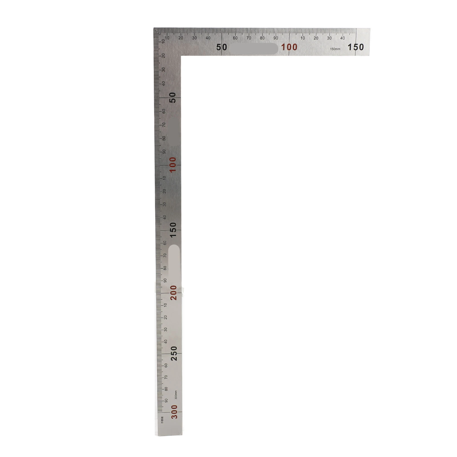 Durable High Precision Stainless Steel 90 Degree Right Protractor Angle Ruler Metal Square Tool Clear Scale Accurate Measurement