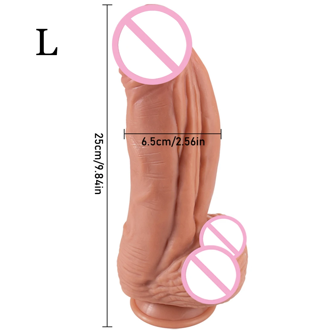 Liquid Silicone Huge Muscled Dildos with Suction Cup Soft Big Dick Realistic Penis Large Phallus Sex Toys for Women Masturbation