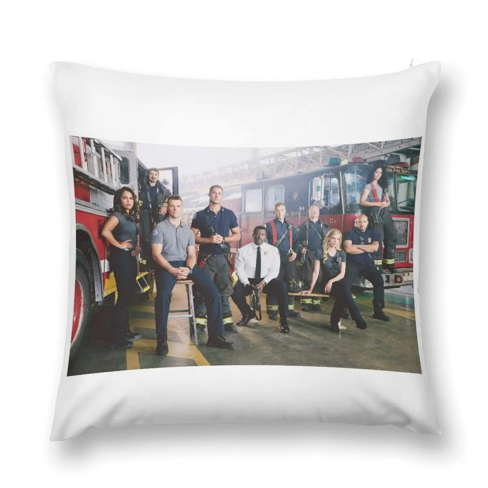 

Chicago Fire Throw Pillow Sofa Pillow Cover autumn pillowcase pillow