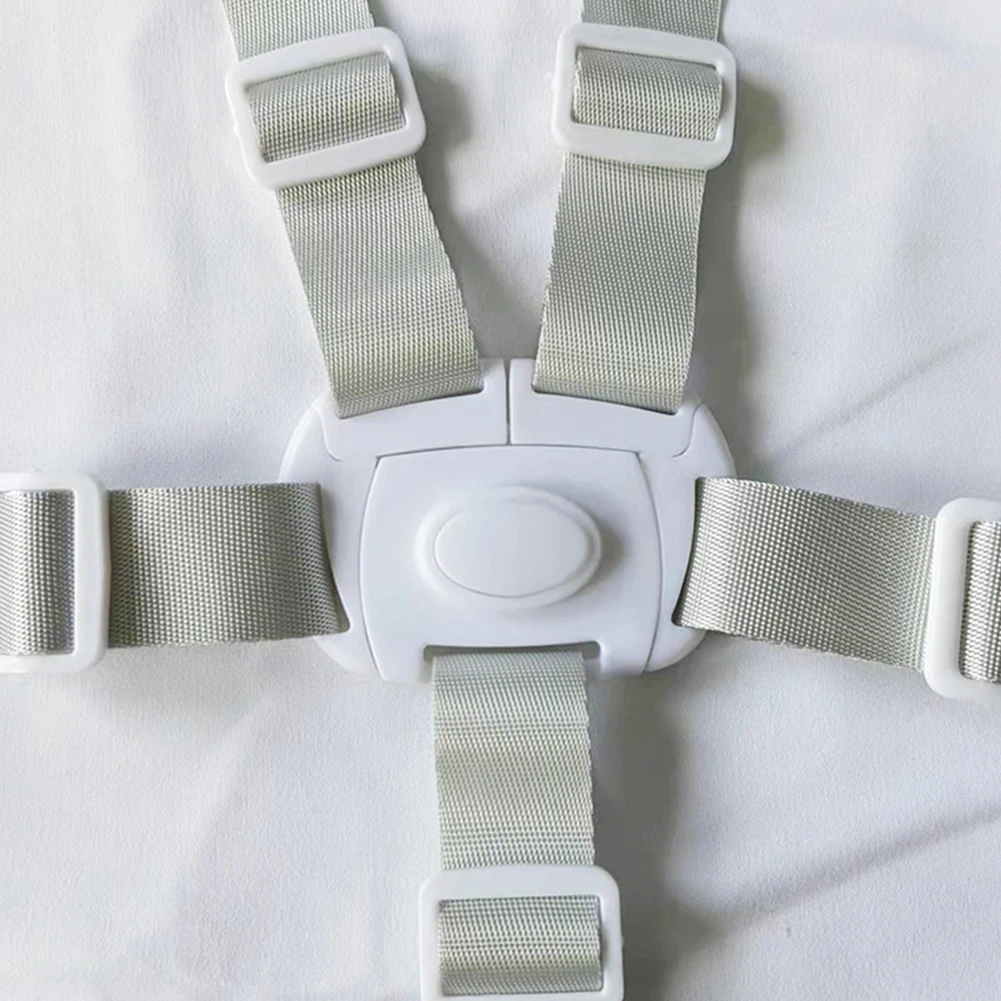 Children's Dining Chair Safety Belt 5 Point Baby Safety Strap Belt Adjustable Baby Seat Security Belt Kid's Chair Accessories