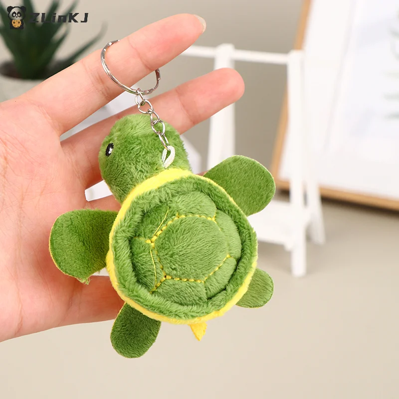 

▶ 1 шт., 10 см, милая мультяшная плюшевая игрушка-черепаха, брелок-подвеска для сумки, детский подарок