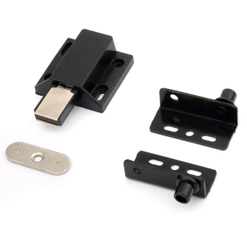 Set of 2 Metal Pivot Door Hinges with Concealed Shaft and Bushing Suitable for Cabinet and Wooden Door Installation