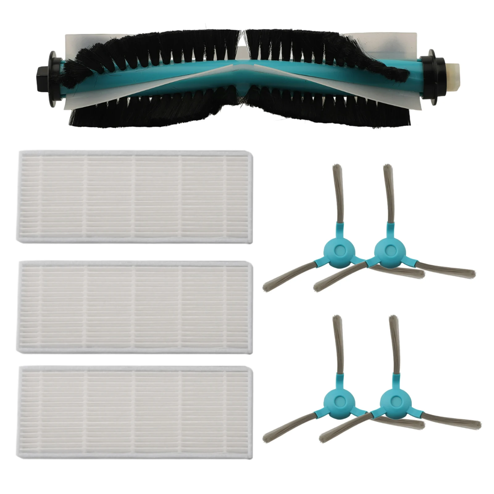 1 مجموعة قطع الغيار الجانب الرئيسي فرشاة مجموعة مرشح ل Con-ga 1290/1390/1490 Y 1590 مكنسة كهربائية مكنسة جزء اللوازم المنزلية