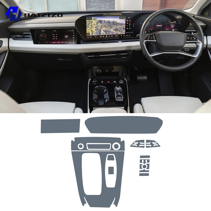 لأودي Q6 e-tron 2025 السيارات الداخلية وحدة التحكم المركزية حماية ملصق شاشة الكريستال السائل ماتي طبقة رقيقة واقية مجددة PPF