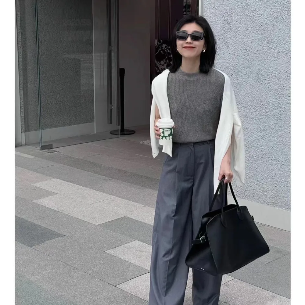 High-end Light Luxury Togo First-layer Cowhide Large-capacity Tote Bag Niche Designer Handbag Fashionable Versatile Women's Bag