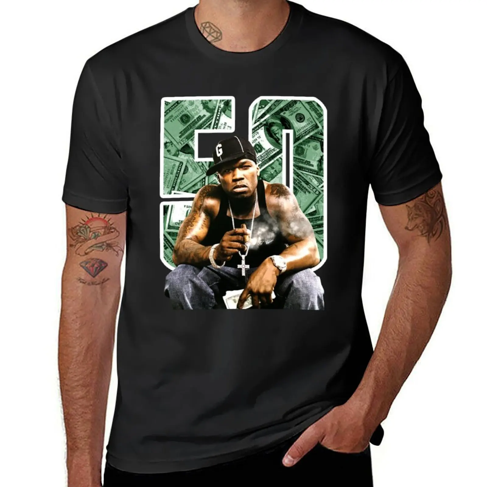 50 Money - 50 Cent T-Shirt for a boy plus sizes animal prinfor boys men graphic t shirts