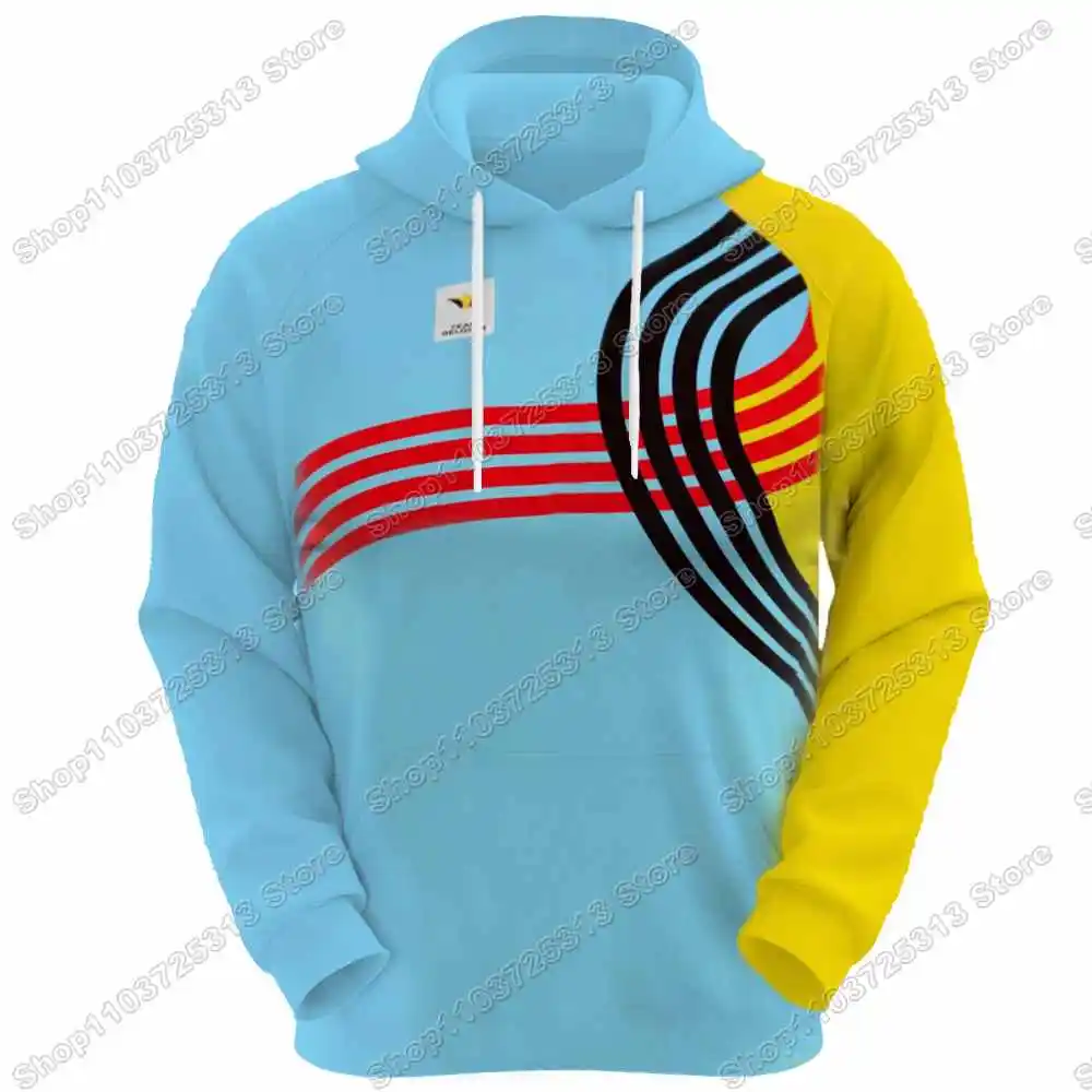 2024 Belgium National Team Hoodie Autumn Sweatshirt Winter Hoodies Cycling Clothing Hoody Streetwear Casual Pullover Jackets