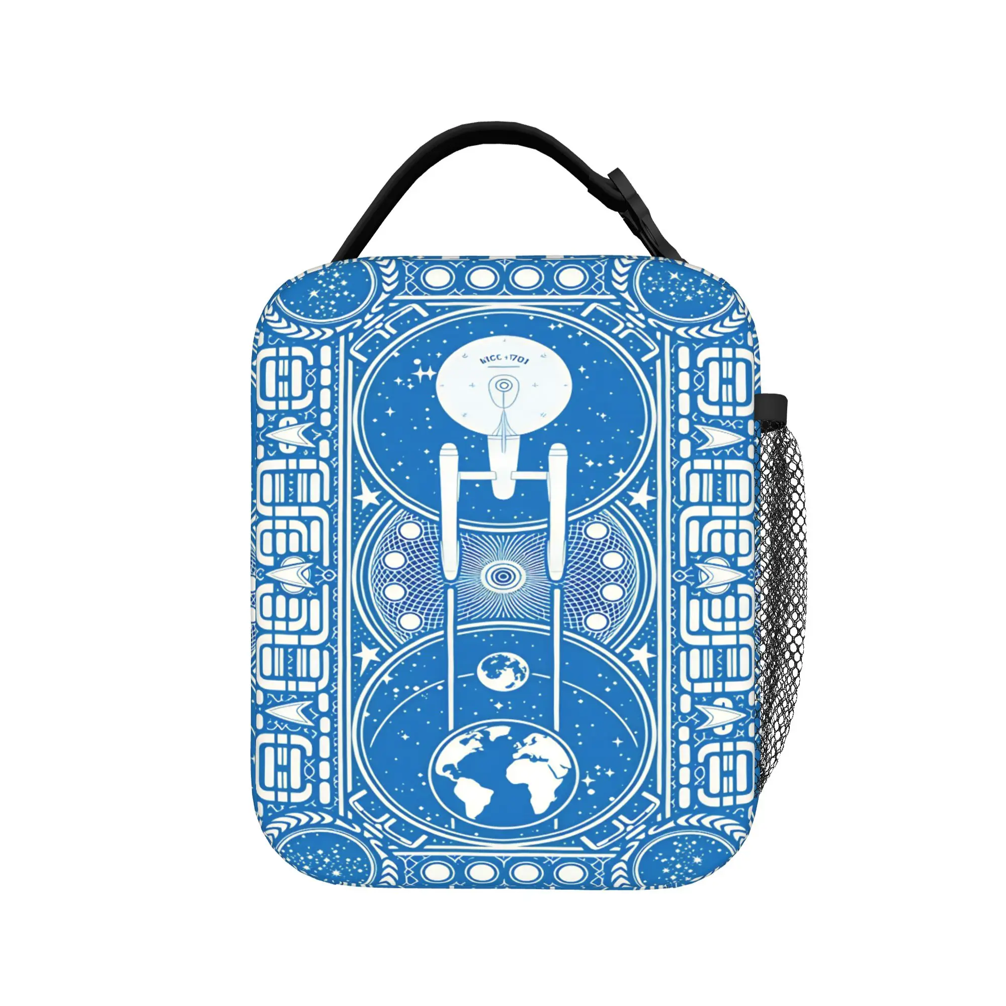 S-Star T-Trek Ship Movie  Lunch Bag  Vintage Lunch Box Travel Thermal Lunch Bags For Women Oxford Graphic Design Cooler Bag