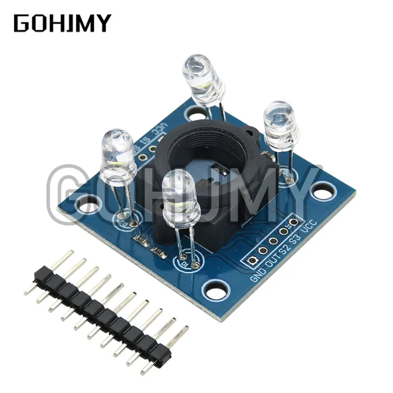 GY-31 modul detektor TCS3200 Aksesori Sensor pengenalan warna UNTUK modul Sensor pengenalan Arduino TCS230 TCS3200