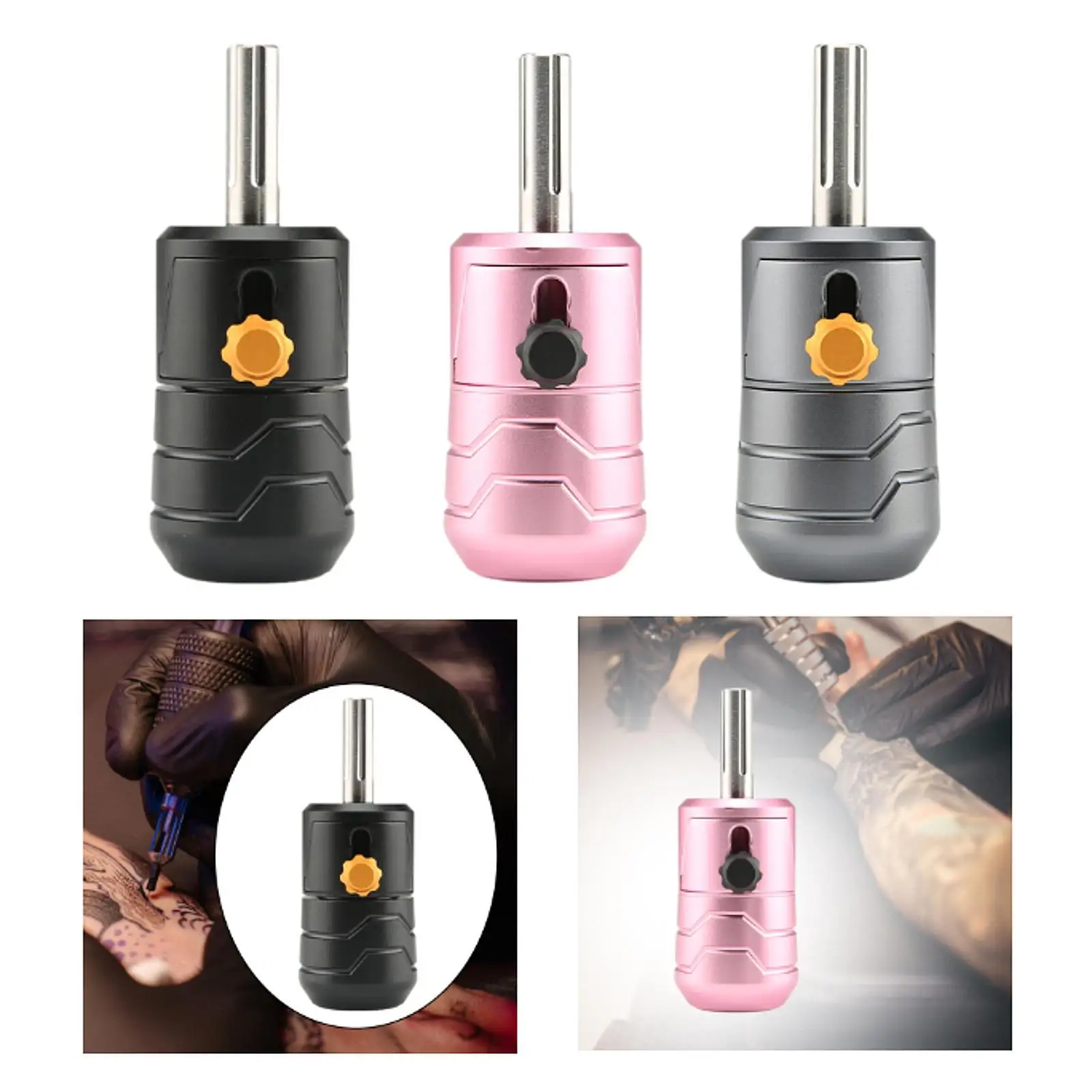 

Aviation Aluminum Tattoo Handle Grip Tool Comfortable Non Slip Tattoo Machine Accessory for Studio Tattoo Workstation