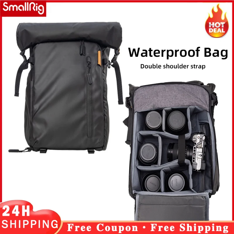 SmallRig Camera Storage Bag Large Capacity Max 20L Waterproof Backpack Professional Storage Bag for Outdoor Hiking Travel 4298