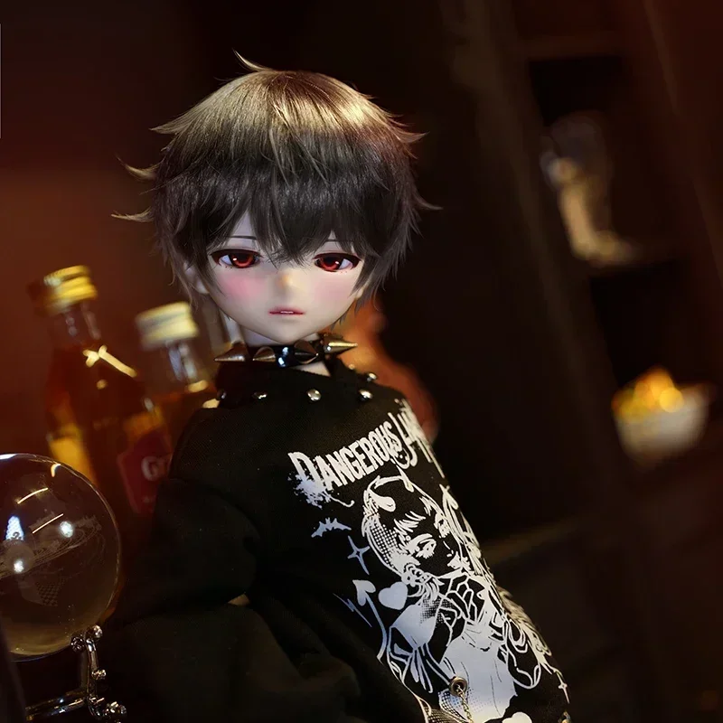 2024 novo imomodoll original lúcifer cabeça de borracha de quatro quartos com boneca genuína de 4 divididas mjd bjd