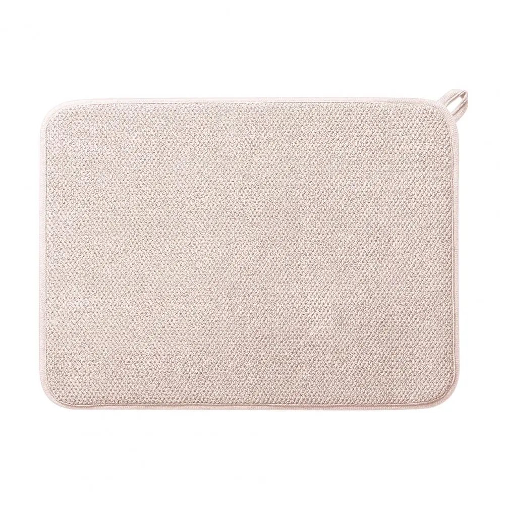 Colorful Kitchen Decor Accessory Super Absorbent Microfiber Drying Mat Non-slip Draining Pad Set for Kitchen Countertop Quick