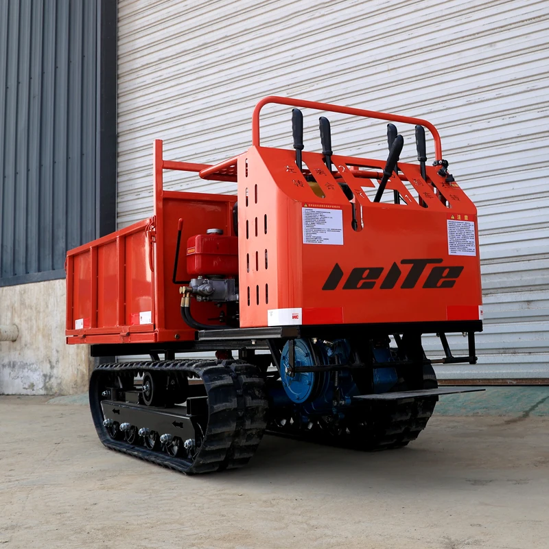 Factory Price 33 KW Crawler Transport Vehicle With Agriculture Rubber Track 1Ton 2Ton 3Ton Mini Dump Truck Wholesale Hot Sale