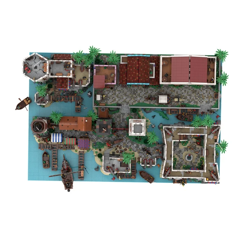 20747 قطعة MOC في نهاية المطاف القراصنة العالم القراصنة نموذج اللبنات البناء تجميع لعبة لتقوم بها بنفسك هدية الكريسماس فكرة الطوب الاطفال #4