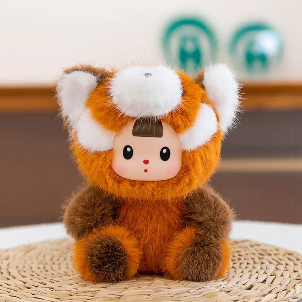 Comfort Little dinosaur Tomato Rabbit Cartoon Cute Little Raccoon 17cm Soft Animal Strawberry Cat Holiday Gifts