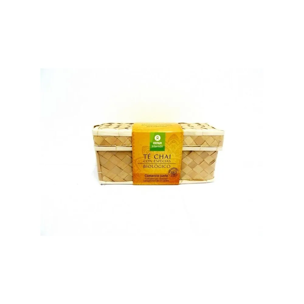 TÉ CHAI CON ESPECIAS BIO CESTITA| Oxfam Intermón| Sri Lanka| BIO| Sin Gluten| Té negro    Té