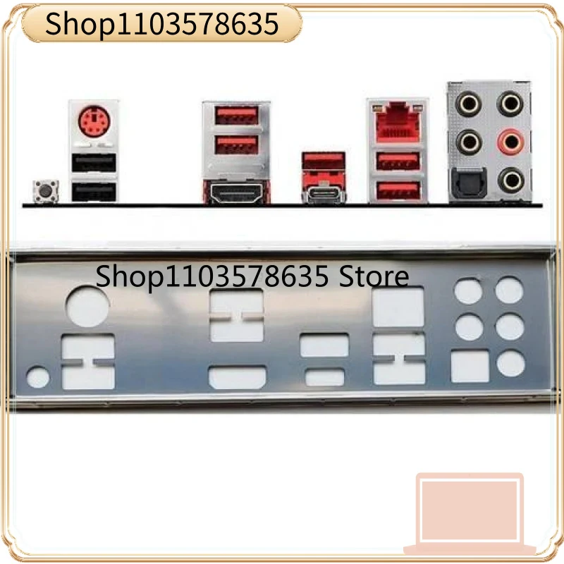 For MSI MPG X570 GAMING PLUS IO Shield Backplate Rear Baffle