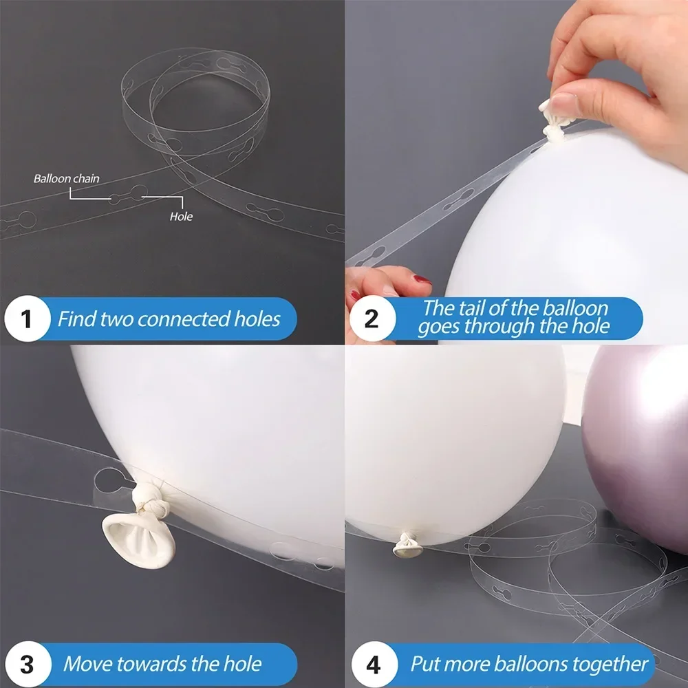 58/116 Stück perlweiß, Ballonbogen-Set, Hochzeit, Geburtstagsfeier, Jahrestag, Brautgeschenkparty, Weihnachten, Ruhestand, Vorschlag – Detail 7