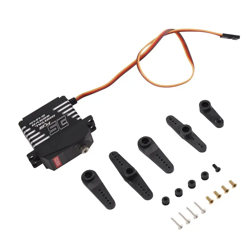 WOTT-Digital Servo Micro Servo Motor Metal Gear For RC For RC Car Boat Arduino Servo 35Kg High Torque Digital Servo Mini Servo