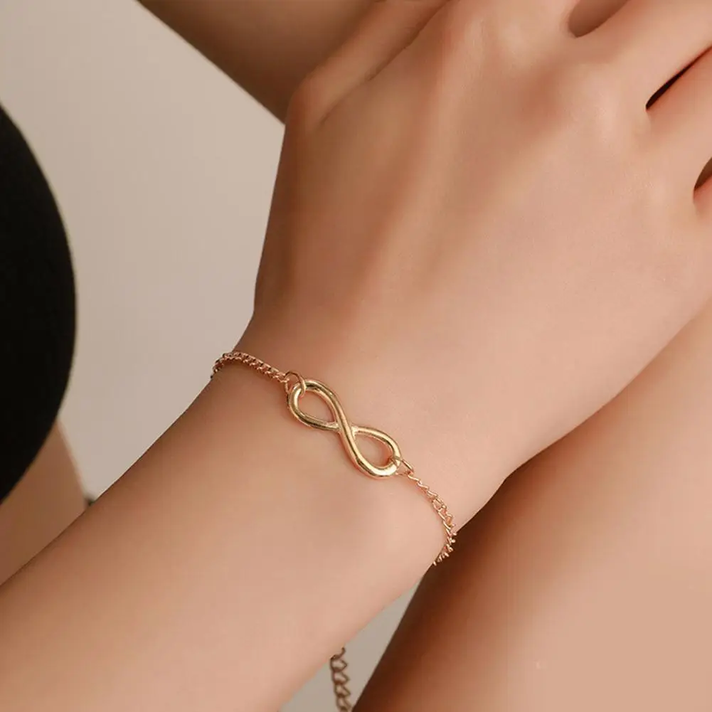 Bracelet Minimalist Generous And Fashionable 8-character Accessory Versatile Adjustable Number Bracelet Personalized V4P4