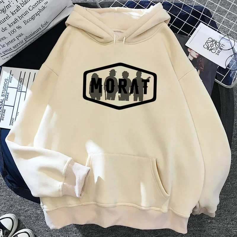 Vintage Unisex Pullover Morat Print Women Hoodies Hip Hop Sweater Graphic Manga Sweatshirts Ulzzang Winter Clothes Women