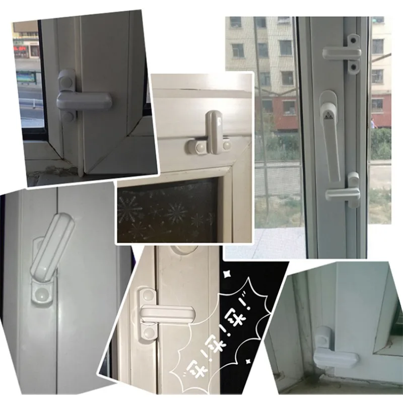 1PCS High Quality Home Balcony Practical Replacement Security UPVC Window Door Lock Door Lock, Safety Bar, Handle, Sweep Latch