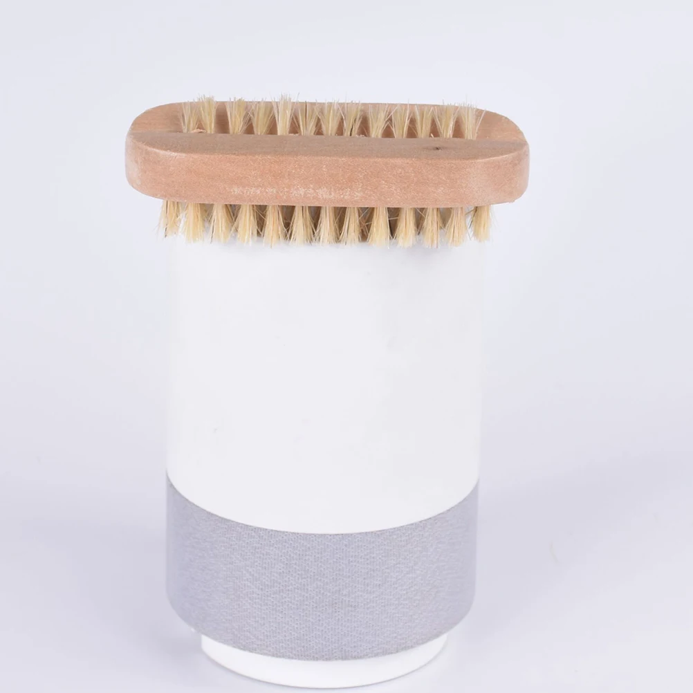 

2pcs Wooden Massage Brush Double Sided Spa Bathing Body Scrubber Tool For Shower Exfoliating Skin Care Cleansing Brush