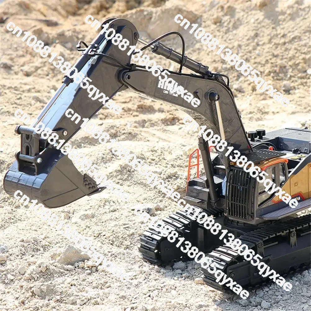 1/14 Huina 1592 Big RC Excavator Car Alloy Bucket 2.4G Radio Controlled Car 22CH crawler RC Dump Truck Toys for children