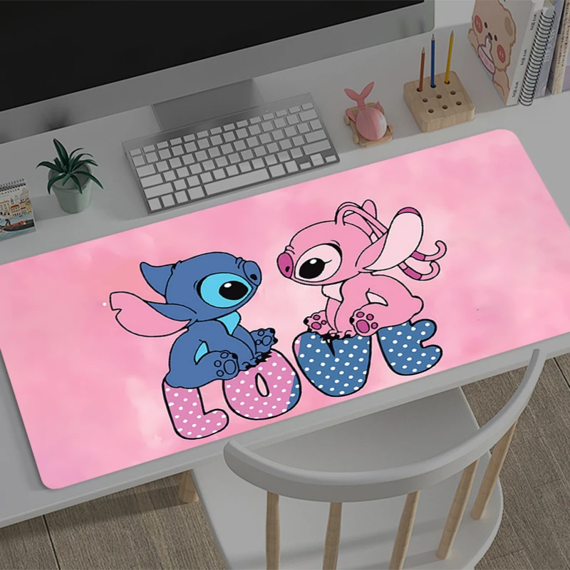 

S-Stitchs Mouse Pad Large Gamer Keyboard Mat Pads Gaming Desk Protector Laptops Anti-Slip Mousepad Deskmat PC cartoon Mousepad