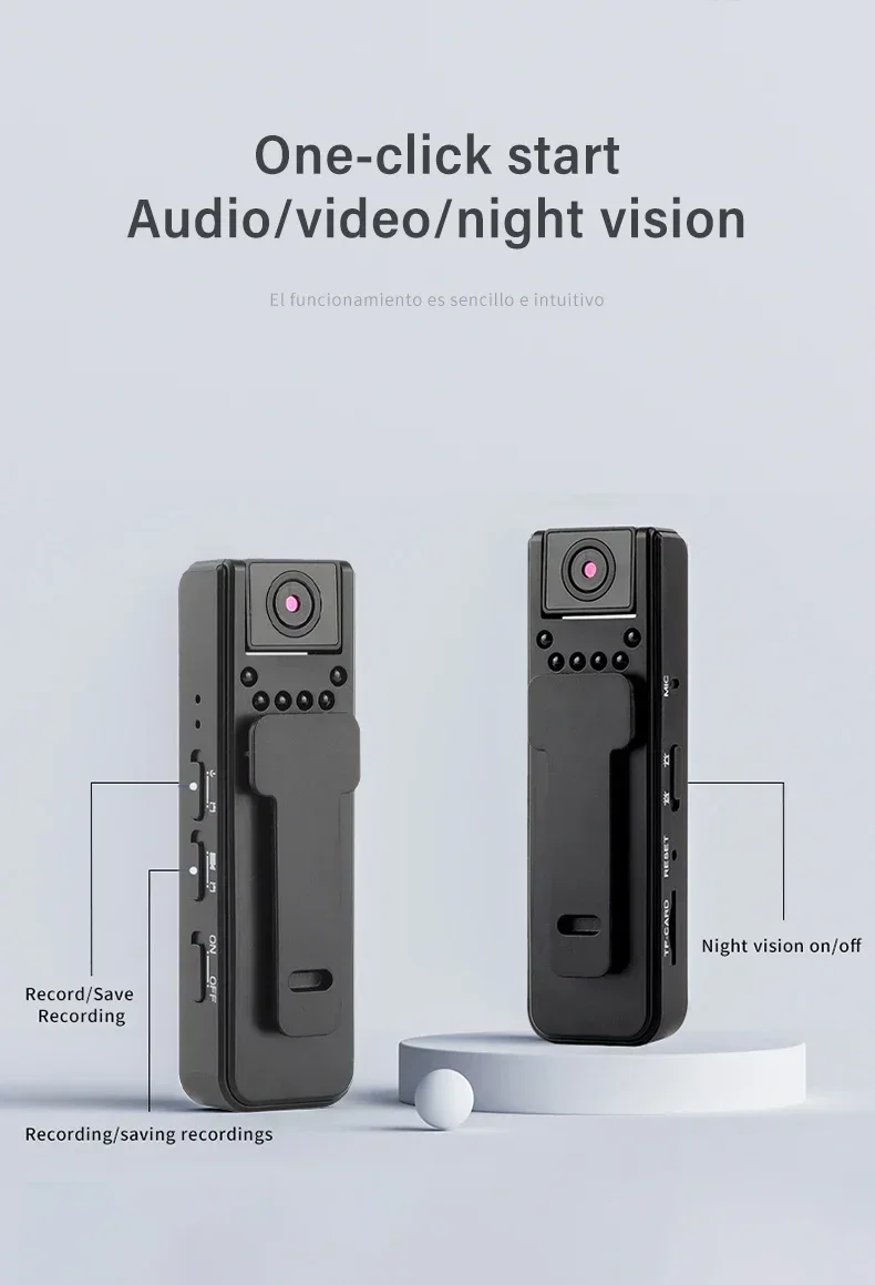 A7 HD 1080P Mini Camera Portable Small Digital Video Recorder For BodyCam Pocket Camera For Meeting Home Outdoor