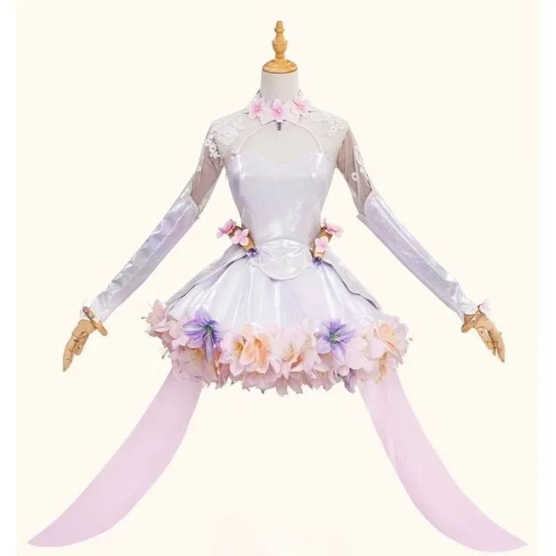 

Kiriko Bridal Style OW2 Cosplay Costume Dress for Women White Wedding Halloween Comic Con Role Play Anime Outfit