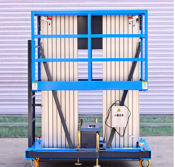 

High-end 5m 8m 12m Personal Telescopic Ladder Single One Mast Electric Lifting Aluminum Alloy Man Lift 10 M