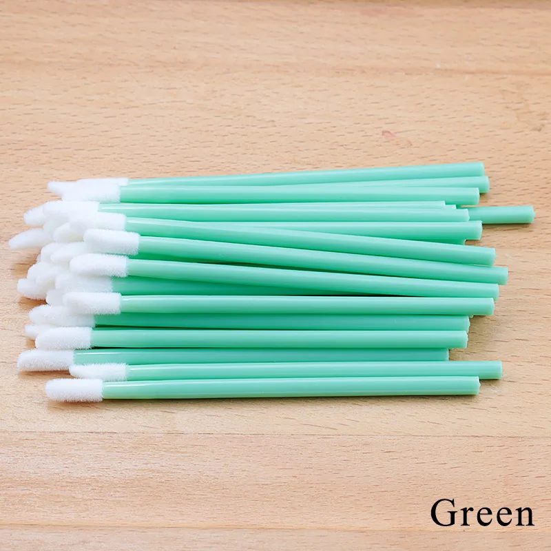 Brosses à cils en cristal, 50 pièces, pour enlever les cils individuels, applicateur de Mascara, pinceaux à lèvres, maquillage, outils d'extension de cils
