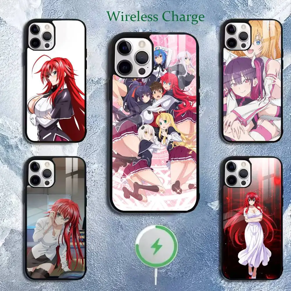 

H-High School D x D Phone Case For iPhone 17,16,15,14,13,12,11Plus,Pro,Max for Magnetic Wireless Charging