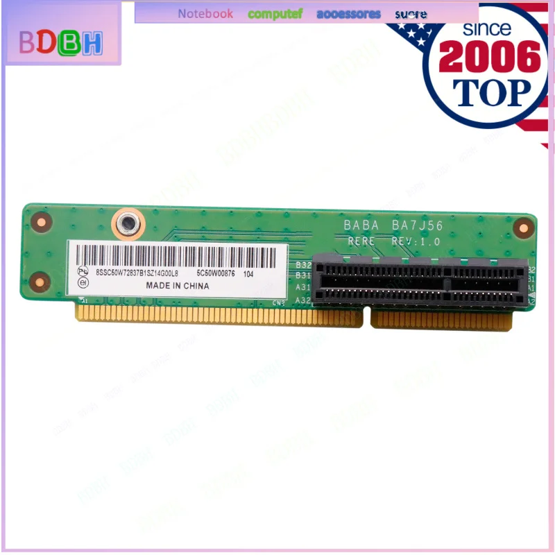 PCIex4 Riser Expansion Card For ThinkStation P340 M90Q Tiny6 5C50W00876 US